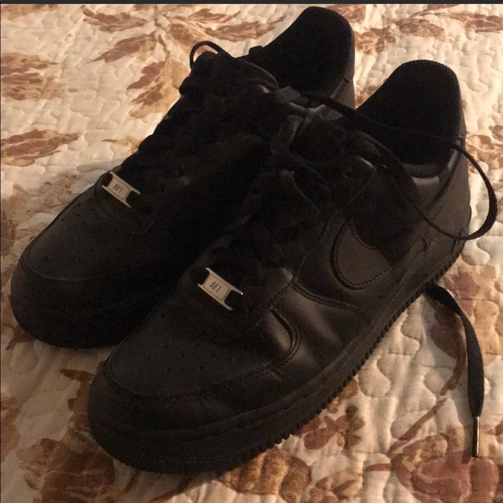 Nike’s black Air Force 1s